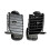 Toyota Hilux 2004-2015 atomic number 89 Vent Outlet Assembly Front Dashboard Left Right Air Panel 3