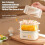 Double-layer Egg Cooker, Fast Electric Egg Boiler, Small Breakfast Machine, Safe and Easy to Operate, can Accommodate 12 Eggs, Suitable 7
