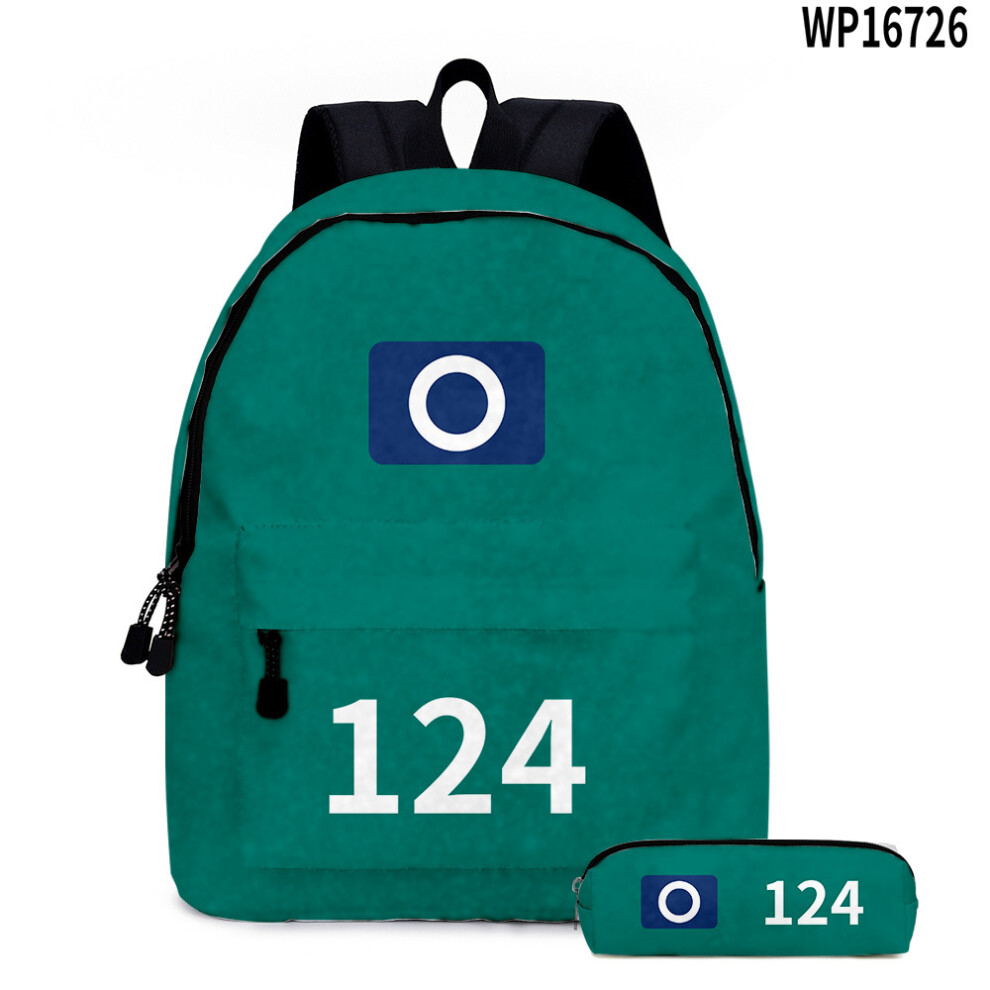 (17, pencil case) 3D new product rag fish backpack student school bag pencil case two-piece set-image-OPC-PJ5WYDS-NEW