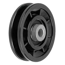 1Pc Universal Bearing Pulley Wheel Wearproof Nylon Round fittingness Replacements