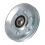 V-Shape Iron Bearing Cable Pulley for Industry 73x10x11mm Silver 1