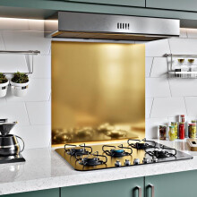 BELOFAY 1mm Brushed Stainless Steel Splashback