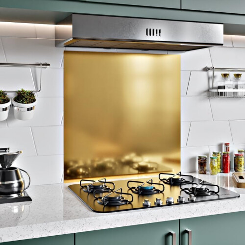 BELOFAY 1mm Brushed Stainless Steel Splashback