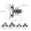 Shower Door wheel 8pcs Double Twin Top Bottom Rollers Runners Pulleys Bathroom Replacement Parts 3