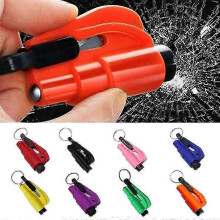 Car Safety Hammer Spring Type Escape Window Breaker Punch Seat BeltHammer Key Ch
