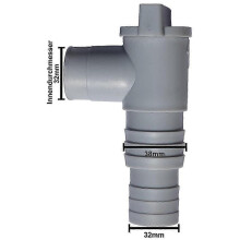 Bestway Poolsun Service/Shut-Off Valve for swim Pools with 32Mm Hose Connection