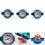 High Pressure Radiator Cap with Temperature Gauge for Various application Suitable 0.9/1.1/1.3 Bar Systems 3