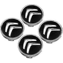 4 Pieces Hub Caps for Citroen C4 Picasso C3 Berlingo C5 X7 C2 C1 Ds3 ZX Xsara C8 DS DS4 60MM Rim Center with Badge Car Emblem Wheel Covers Acce