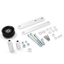 (Silver) Car Off Road Air Pump Kit Pump Pulley Kit for Chevy Corvette C4 L98 1985-1991