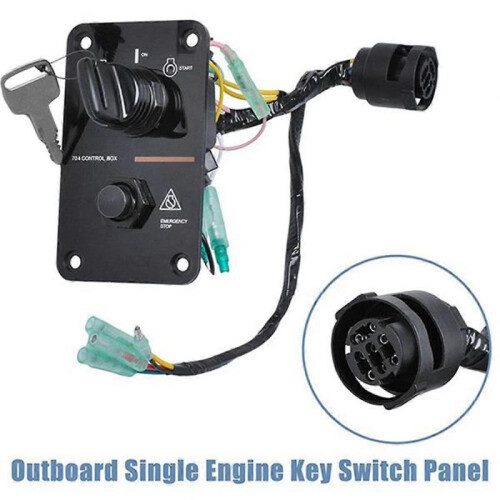 Outboard Single Control Key Panel DC12V Engine Switch Panel 704-82570-12-00 704-82570-08 for Yamaha 2