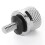 3X Chrome Billet Aluminum Seat Bolt Screw Cap for 5