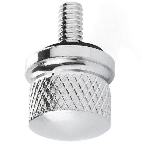 3X Chrome Billet Aluminum Seat Bolt Screw Cap for 1