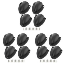 12 Pcs Nylon 2.5Inch Marine Wire Cable Vent Cover, Clamshell Vent for Boat,Smooth Edge Thickness 1/8