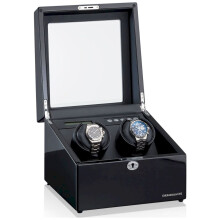 Designhütte - 70005-47 - Remontoir pour 2 montres - Muenchen 2 - noir