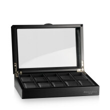 Heisse & Söhne - 70019-147 - Horloge doosje voor 10 Horloges - Oxford 10 - dark oak