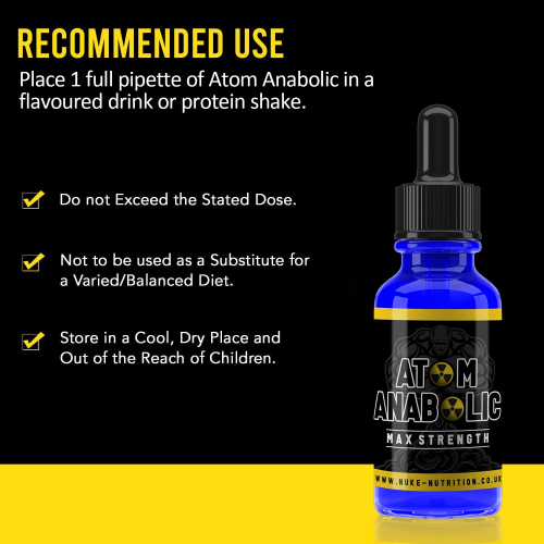 Atom Anabolic Liquid Testosterone Booster Mass Gainer Muscle Growth 2