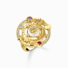 Thomas Sabo - TR2445-565-7-58 - Ring - Damen - 925er Silber gelbvergoldet - Weite 58