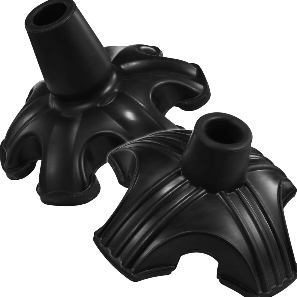 2 Pack Non-Slip Cane Tips for Walking Canes 3/4 Inch Size Refï¼Avu