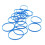20 Pcs Rubber Professional Microphone Grille Ring Microphone Supplies Wired Protection Rings Wireles 3