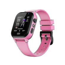 (Pink)New Kids 4g Smart Watch Sos Gps Location Video Call Sim Card For Children Smartwatch Camera Waterproof Watch For Boys Girls 2023