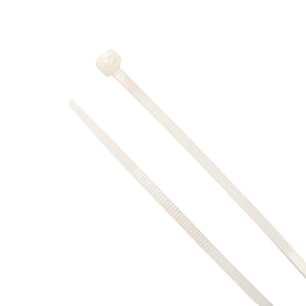 11-Inch Natural Cable Tie, 40-Lb Tensile Strength, Ul 21 Listed, 500-Pack 477169013354