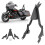 Sissy Bar for Harley Touring, Detachable Passenger Backrest Compatible with 2009 1