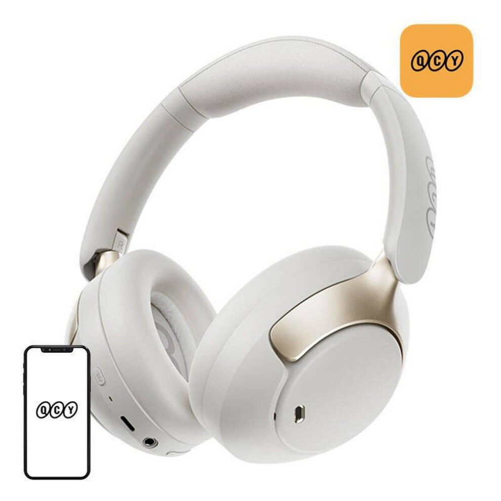 QCY H3 Pro Wireless Headphones White - Bild 3