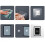 10 Pairs Double-sided Adhesive Wall Hooks Punch-free 3