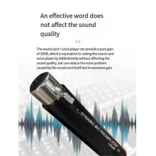 For DM1 Dynamic Microphone Preamplifier+SM58SK Microphone 28DB Gain for Dynamic and Passive Ribbon Microphone