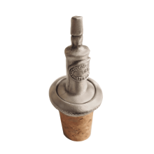 (Add a Gift Pouch) Scotch Whisky Bottle Pewter Bottle Stopper