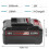 1/2PCS Einhell Power X-Change Battery Compatible with All 18 V Einhell Tools Batteries with LED Display 3