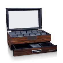 Heisse & Söhne - 70019-187.159 - Horloge doosje - Vegas 12+ - Ebony