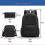 (Starry blue) Pikachu School Bag Backpack Pencil Case Shoulder Bag Three-piece Set 4