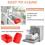 Reusable Rectangular Nonstick Silicone Air Fryer Basket Silicone Material 2