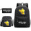 (7)Wobbly Life 3pcs School Backpack Shoulder Bag Pen Bag 1