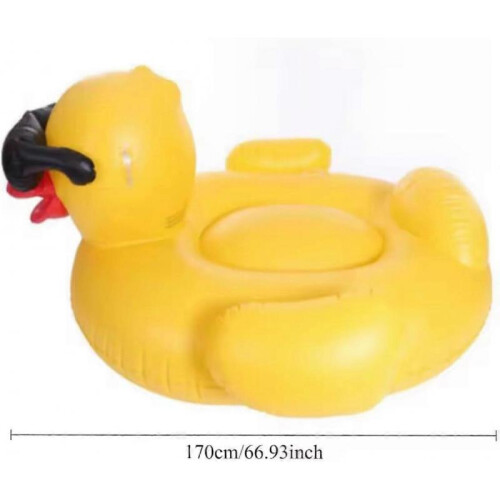 XXL Inflatable Duck 170 cm – Pool Float for Adults 2