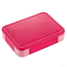 Lunch Box for Kids, 6 Compartments, Leakproof for School, Office (Red)