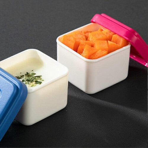 Lunch Box for Kids, 6 Compartments, Leakproof for School, Office (Red) 1