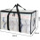 Clear Moving Bags Heavy Duty with Durable Zipper Reinforced Handle 4