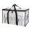 Clear Moving Bags Heavy Duty with Durable Zipper Reinforced Handle 1