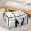 Clear Moving Bags Heavy Duty with Durable Zipper Reinforced Handle 2