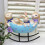 Laughing Rabbits Rocking in Egg Swings Vintage Rustic Country Decorations for Spring Celebration 5