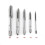 Thread cutting tool, smooth cutting tap, speed steel for aluminum 4