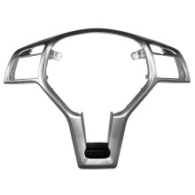Auto Styling Trim Strip Auto Steering Wheel Frame Trim Cover for Mercedes for Benz ACE GLA CLA CLSClass W176 W204 W212 X156 C117 Silver