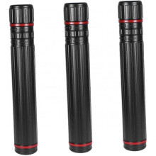 Telescopic Paint Tube Poster Carrier Drawing Storage Tube Black 6.5X45CM