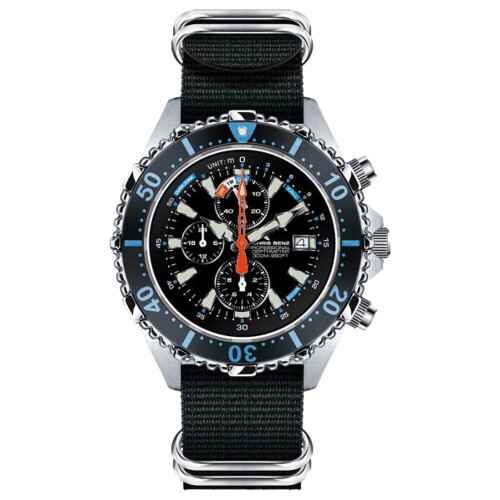 Chris Benz Chris Benz Unisexzegarek CB-C300X-LB-NBS