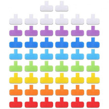 Cable Labels, 50 Pieces Multi Colour Cable Names, Cable Management Designations for Cable Management Classifying Cable Names
