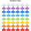 Cable Labels, 50 Pieces Multi Colour Cable Names, Cable Management Designations for Cable Management Classifying Cable Names 3