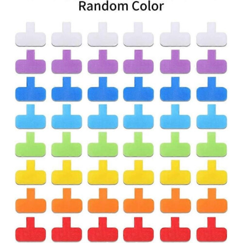 Cable Labels, 50 Pieces Multi Colour Cable Names, Cable Management Designations for Cable Management Classifying Cable Names 2