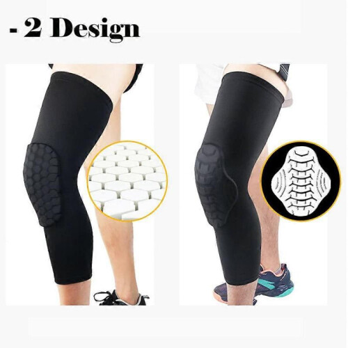 2 Pack Honeycomb Elastic Knee Pads Anti Collision Pain Relief Ref: 5379 2